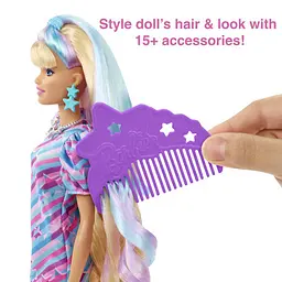 Лялька Barbie Totally Hair Зіркова красуня (HCM88) - мініатюра 2
