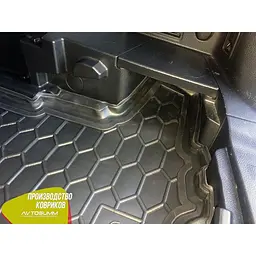 Автомобільний килимок у багажник Nissan X-Trail / Rogue T32 2017- Докатка Гумо - пластик - мініатюра 8
