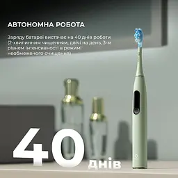 Електрична зубна щітка Oclean X Ultra Set OLED Green - мініатюра 10