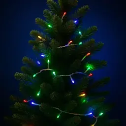 Гірлянда ColorWay LED 100 10м (8 функцій) різнокольорова (прозорий кабель) USB (CW-G-100L10UTMC) - мініатюра 3