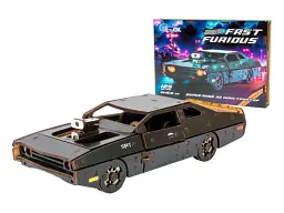 Дерев'яний 3D конструктор Fast Furious, Puzzleоk (Puz-62519), 125 дет. (чорна)