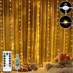 Гірлянда штора LED Star крапля роси 3х3 м 300 led з пультом