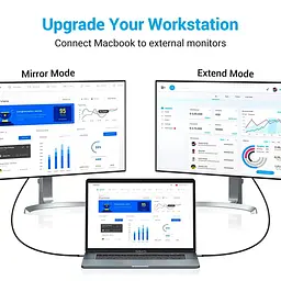 Кабель Vention HDMI-Type-C V 2.0 1.5 м (CRBBG) - мініатюра 10