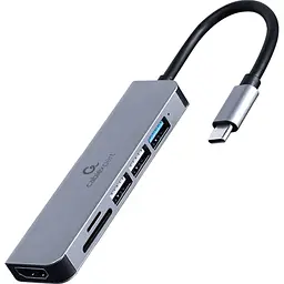 USB-Хаб Cablexpert A-CM-COMBO6-02 USB Type-C 6-в-1 (A-CM-COMBO6-02)
