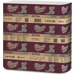 Паперові рушники Selpak Professional Extra Z-складання 2 шари 200 аркушів (8690530279858)