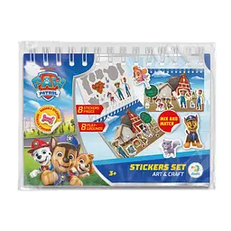 Набір стікерів на пружині "Paw Patrol" DoDo Toys 200750, 8 листів багаторазових стікерів