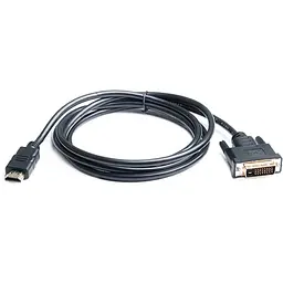 Кабель мультимедійний HDMI M to DVI M 1.8m 18+1pin REAL-EL (EL123500013)