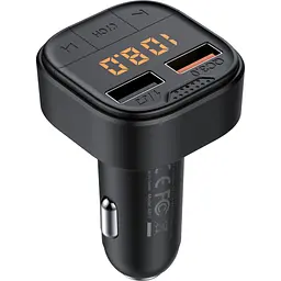 FM модулятор Armorstandart ASF1 18W QC3.0 2xUSB black (ARM82826) - мініатюра 2