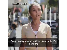 Навушники TWS Sony LinkBuds Clip Gray (WFLC900C.CE7) - мініатюра 12