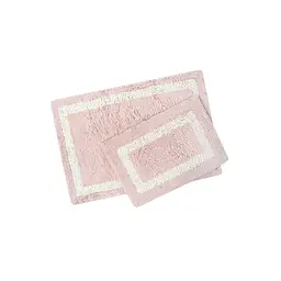 Набір килимків Irya - Liberte pembe рожевий 60x90+40x60