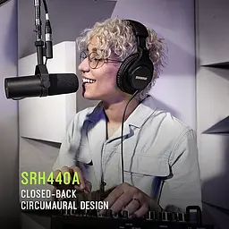 Навушники Shure SRH440A Professional Studio Black - мініатюра 4
