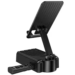 Bluetooth колонка Hoco HC45 Wave з підставкою для телефону і пультом керування Black - мініатюра 3