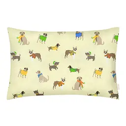 Дитяча постільна білизна в ліжечко FUNNY DOGS CS3, пісочний (PetDogs_100Chocolate_140) - мініатюра 3