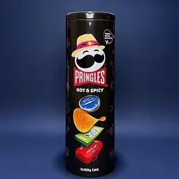 Чіпси Pringles Hot & Spicy у жерстяній банці