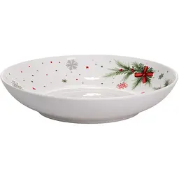 Тарілка супова Christmas Tree 23 см прцелянова Yiwu SG-32-2 - мініатюра 2