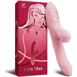Вібратор-кролик з обертанням стовбура та вакуумною стимуляцією KisToy Katy Max - мініатюра 5
