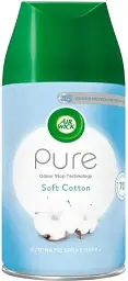 Замінний балон для автоматичного аерозольного освіжувача повітря Air Wick Freshmatic Pure Soft Cotton, 250 мл
