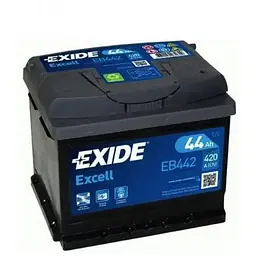 Акумулятор автомобільний EXIDE EXCELL 44A (EB442)