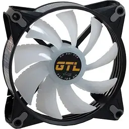 Вентилятор GTL 120 мм Multicolor B1, Black/White (GTL-120LMCB1P ARGB) - мініатюра 2