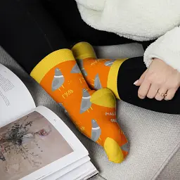 Шкарпетки ORNER x Maliunok "Голуб" 41-44 - мініатюра 5