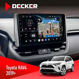 Штатна магнітола Toyota RAV4 2019+ Decker D10-011 4x64, DSP, 4G, 360 Decker (НФ-00006577)