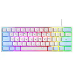 Клавіатура MageGee TS91 RGB (6971969727519-UA) Blue/White