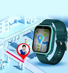 Дитячий смарт годинник з сімкою Lemfo P60 для дзвінків з GPS відстеженням, прослушкою, відеозвʼязком, 8 ГБ памʼяті та TikTok, YouTube, Viber До 7 днів роботи Чорний - мініатюра 7