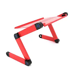 Стіл-підставка для ноутбука Aluminium Laptop Table (420*265), Red, Box - мініатюра 3