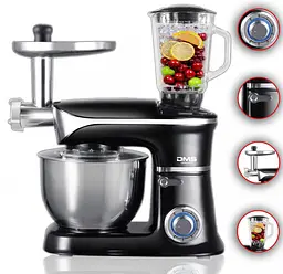 Кухонна машина DMS 3 в 1 1900 W Black - мініатюра 2