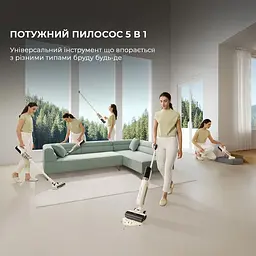 Мийний акумуляторний пилосос Dreame Mova K30 Mix (HMV24A) - мініатюра 6