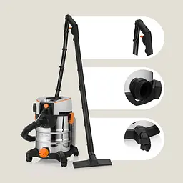 Пилосос Zeegma Zonder PRO AQUA професійний миючий Silver - мініатюра 7