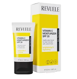 Зволожуючий денний крем з SPF 20 VITAMIN C Revuele 50 мл - мініатюра 2