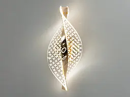 Світильник настінний LED Diasha F3851-5, 6Вт, золото, 220В, сучасний стиль - мініатюра 3