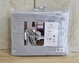 Турецьке вафельне покривало First Choice Sole 220x240 см Gri - мініатюра 7