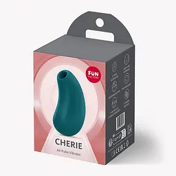Вакуумний стимулятор клітора з вібрацією Fun Factory Cherie (зелений) - мініатюра 6