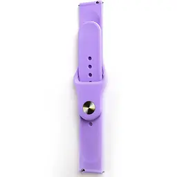 Ремінець Silicone 20 mm Watch Active/Galaxy S4 42 mm/Gear S2/Xiaomi Amazfit Lilac Фіолетовий