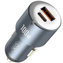 Автозарядне 100W XO CC47 Shared USB-A + USB-C QC PD3.0