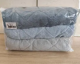 Набір турецьких махрових рушників Cestepe MicroCotton Premium 3 штуки 70x140 Eva 1 щільність 600 г/м2