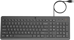 Клавіатура HP 150 USB Black (664R5AA) - мініатюра 1