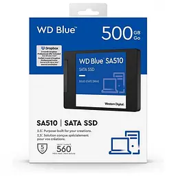 SSD накопичувач WD Blue SA510 500 GB (WDS500G3B0A) - мініатюра 4
