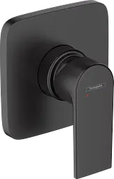 Змішувач Hansgrohe Vernis Shape прихованого монтажу для душу 117/117 Matt Black 71658670, Чорний матовий