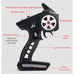Машинка на радіокеруванні JJRC Q142 Retro High Speed All-Wheel-Drive Drift Car Light Gray [119099] - мініатюра 7