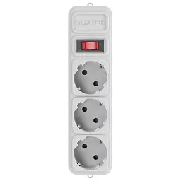 Мережевий фільтр Maxxter 3 розетки, 4.5м, белий (SPM3-G-15G)