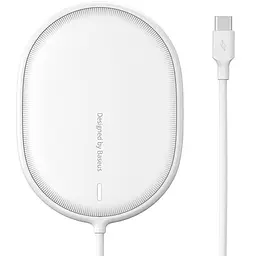 Бездротовий зарядний пристрій Baseus Light Magnetic 15W WXQJ-02 White