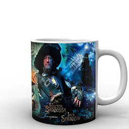 Кухоль GeekLand Pirates of the Caribbean Пірати Карибського моря джек і гектор PC.02.003 330 мл білий - мініатюра 3