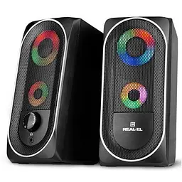 Акустична система REAL-EL S-110 USB Black (EL121100009)
