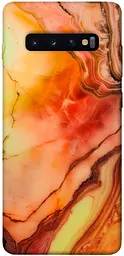 Чохол Demsky Червоний корал мармур для Samsung Galaxy S10+