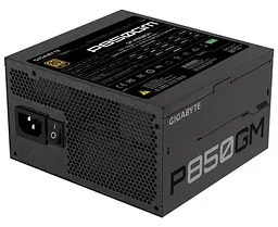 Блок живлення Gigabyte 850 Вт P850GM, Black, модульний, 120 мм (HYB), Active PFC, 80 Plus Gold, MB: 20+4 pin, CPU: 4+4 pin, VGA: 4 x 6+2 pin, 3xMolex / 1xFDD/ 8xPOP/ (GP-P850GM) - мініатюра 2