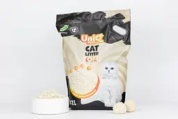 Біорозкладний наповнювач для котячих туалетів UniQ PETS Cat Litter Tofu Natural 5 кг - мініатюра 2