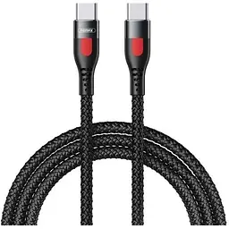Кабель Remax Lesu USB Type-C - USB Type-C 65W, 1м, Black (RC-195)